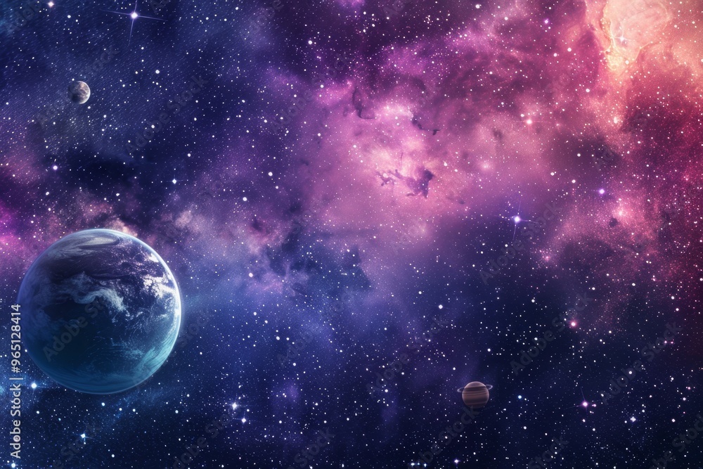 Obraz premium Beautiful Outer Space View