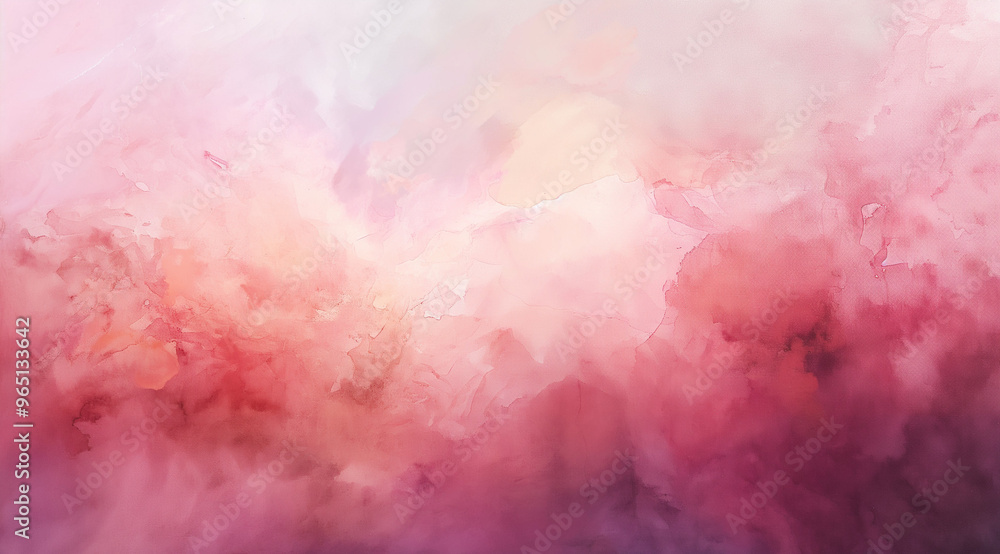 Fototapeta premium watercolor background texture, pink watercolor background, abstract watercolor background, abstract watercolor painting with soft, romantic pink tones