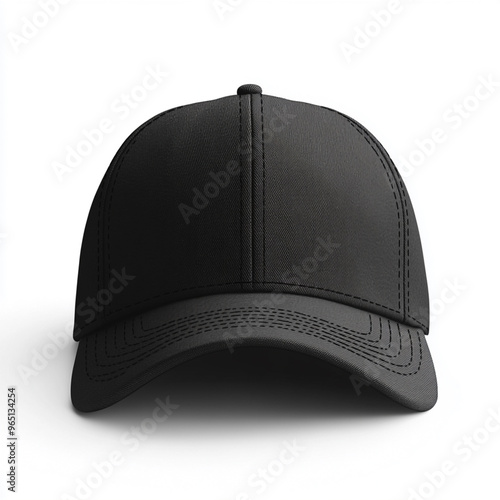 Blank cap mockup on blank background. Cap mockup.