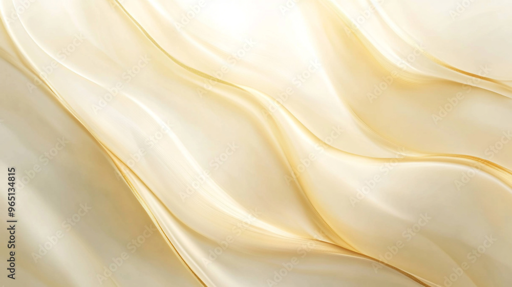 Soft golden waves gently ripple across a tranquil background creating a serene atmosphere Soft golden waves gently ripple across a tranquil background creating a serene atmosphere