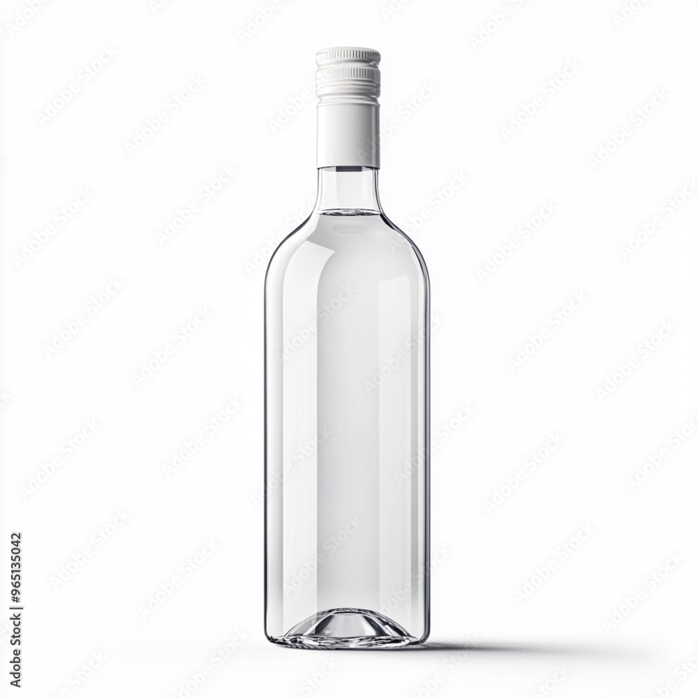 mockup blank white on bottle on white background mockup blank white on bottle on white background