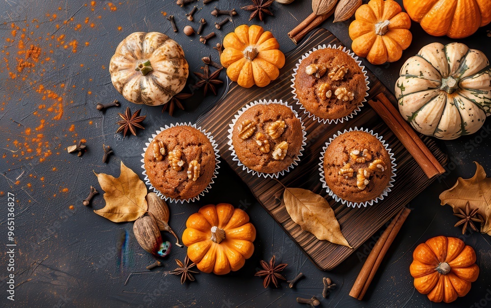 Autumnal Treats: Pumpkin Spice Muffins and Fall Decor Autumnal Treats: Pumpkin Spice Muffins and Fall Decor