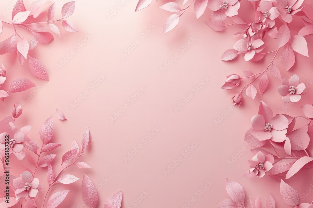 pink background with flowers pink background with flowers