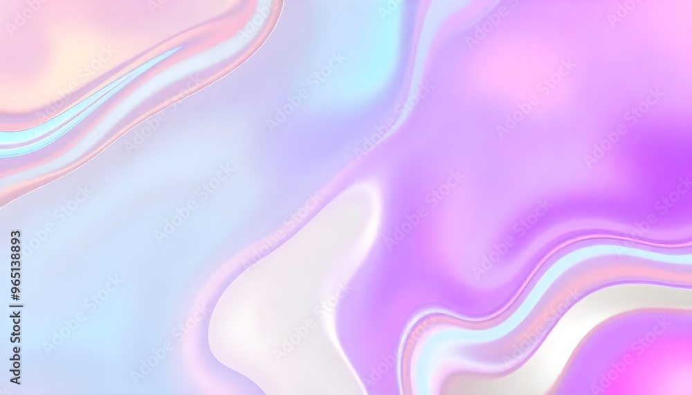 Naklejka premium Purple and blue colour hologram wallpaper background