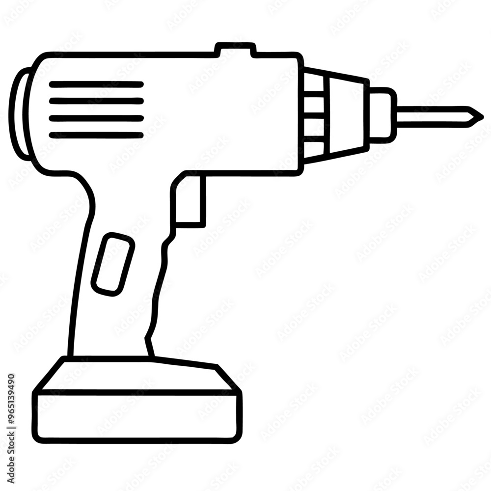 drill outline coloring book page line art illustration digital drawing drill outline coloring book page line art illustration digital drawing