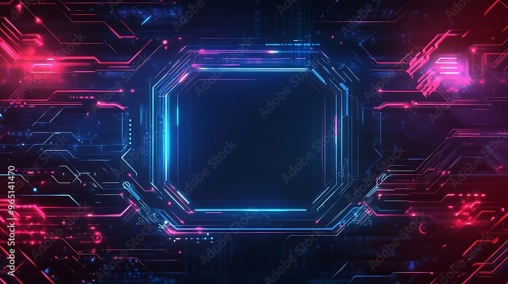 Abstract Digital Circuitry Abstract Digital Circuitry