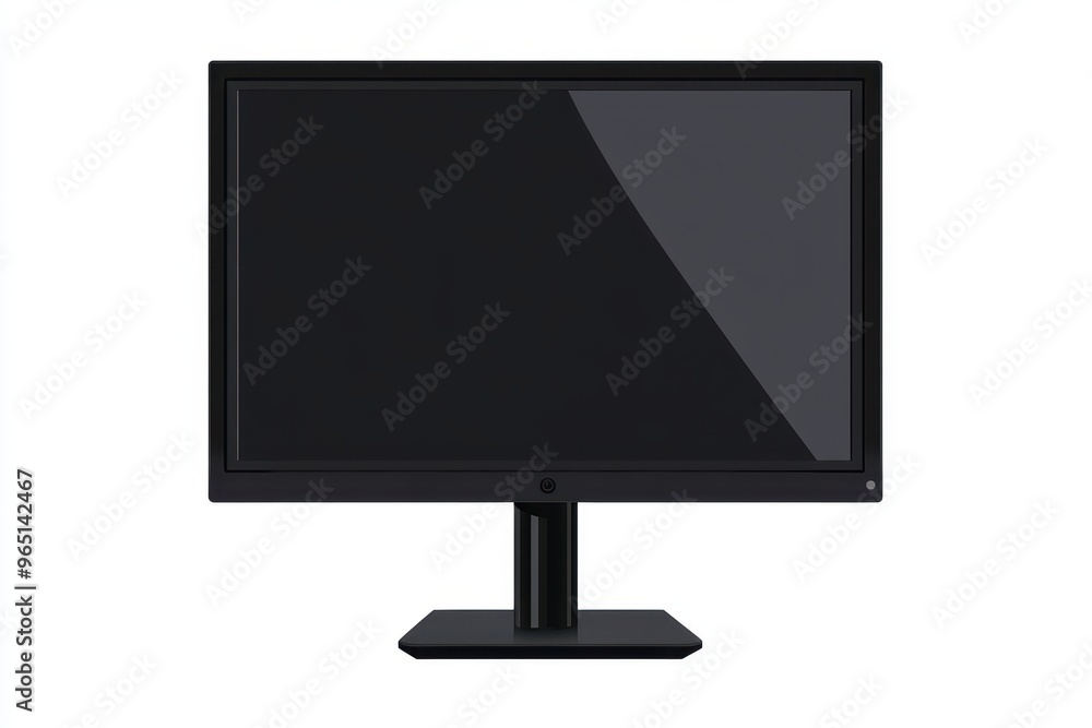 lcd monitor isolated on white background lcd monitor isolated on white background