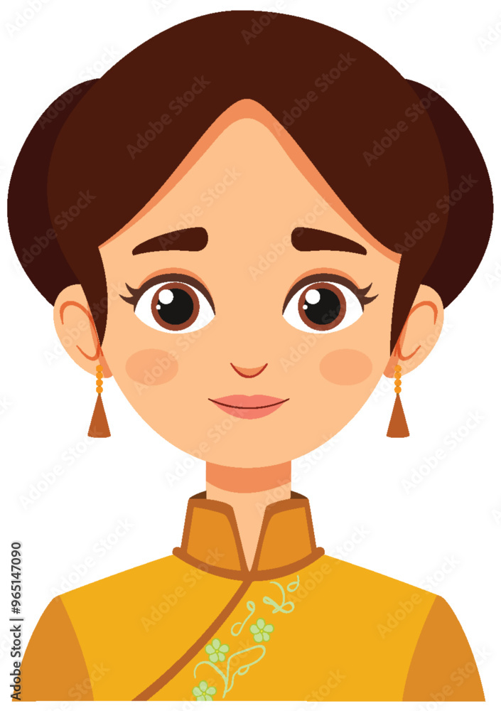 Traditional Chinese Woman Avatar Traditional Chinese Woman Avatar