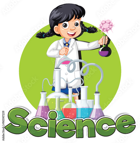 Young Scientist in Laboratory