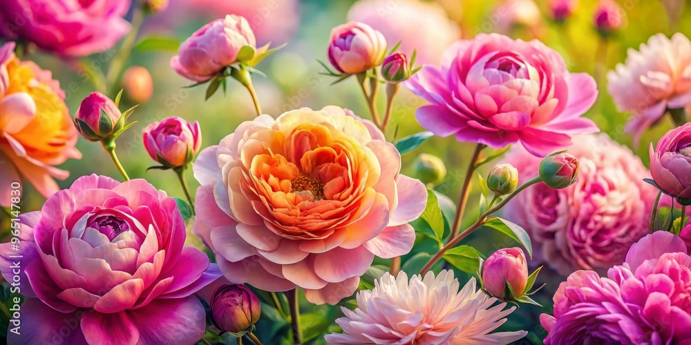 A Bouquet of Delicate Pink Roses, Close-Up, Full Bloom, Soft Focus, Romantic Garden, Rose, Flower A Bouquet of Delicate Pink Roses, Close-Up, Full Bloom, Soft Focus, Romantic Garden, Rose, Flower