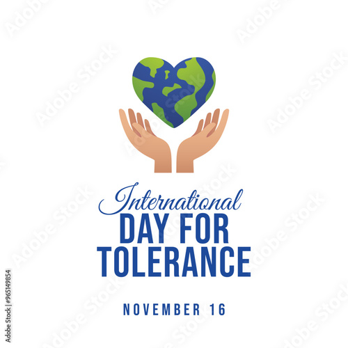 vector graphic of International Day for Tolerance ideal for International Day for Tolerance celebration.