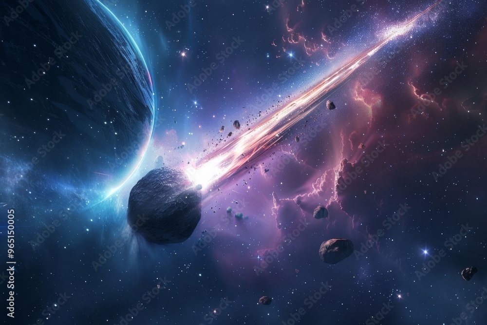 Obraz premium Beautiful Outer Space View