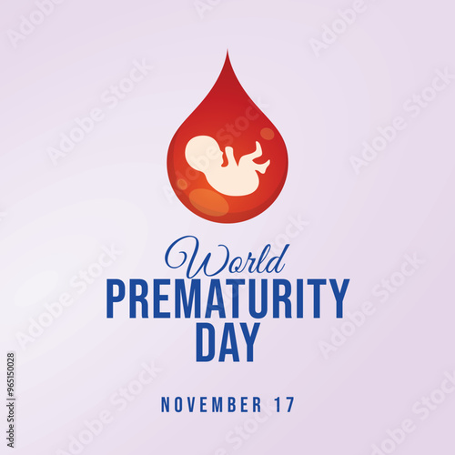 vector graphic of World Prematurity Day ideal for World Prematurity Day celebration.