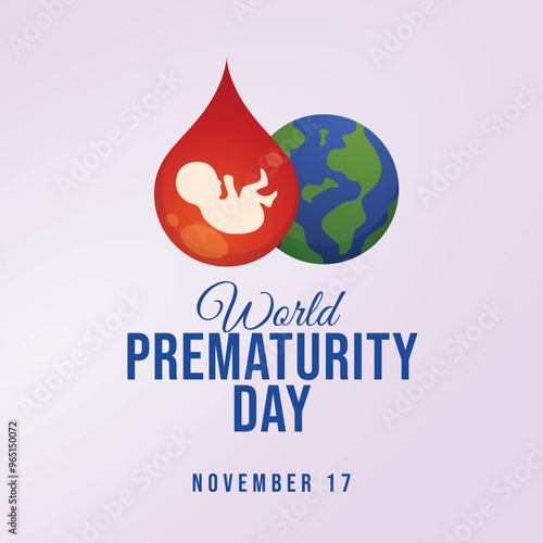 vector graphic of World Prematurity Day ideal for World Prematurity Day celebration.