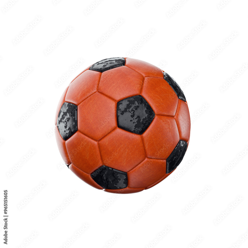 orange and black soccer football, transparent background orange and black soccer football, transparent background