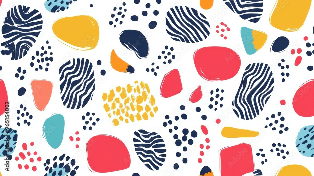 Discover a trendy handdrawn abstract pattern that brings a fresh and cute vibe to modern design projects. Discover a trendy handdrawn abstract pattern that brings a fresh and cute vibe to modern design projects.