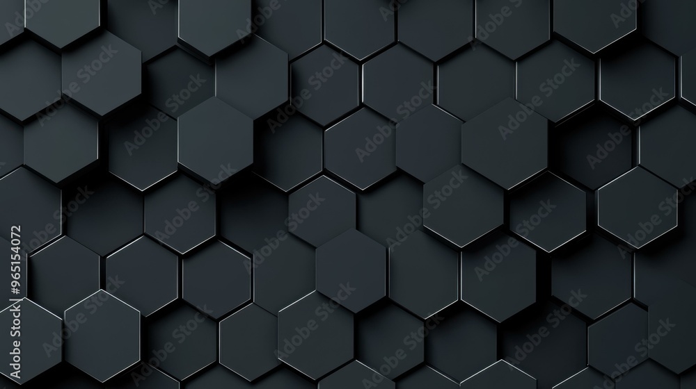 Discover a sleek hexagonal metal backdrop, perfect for tech designs and modern aesthetics, igniting creativity and innovation.