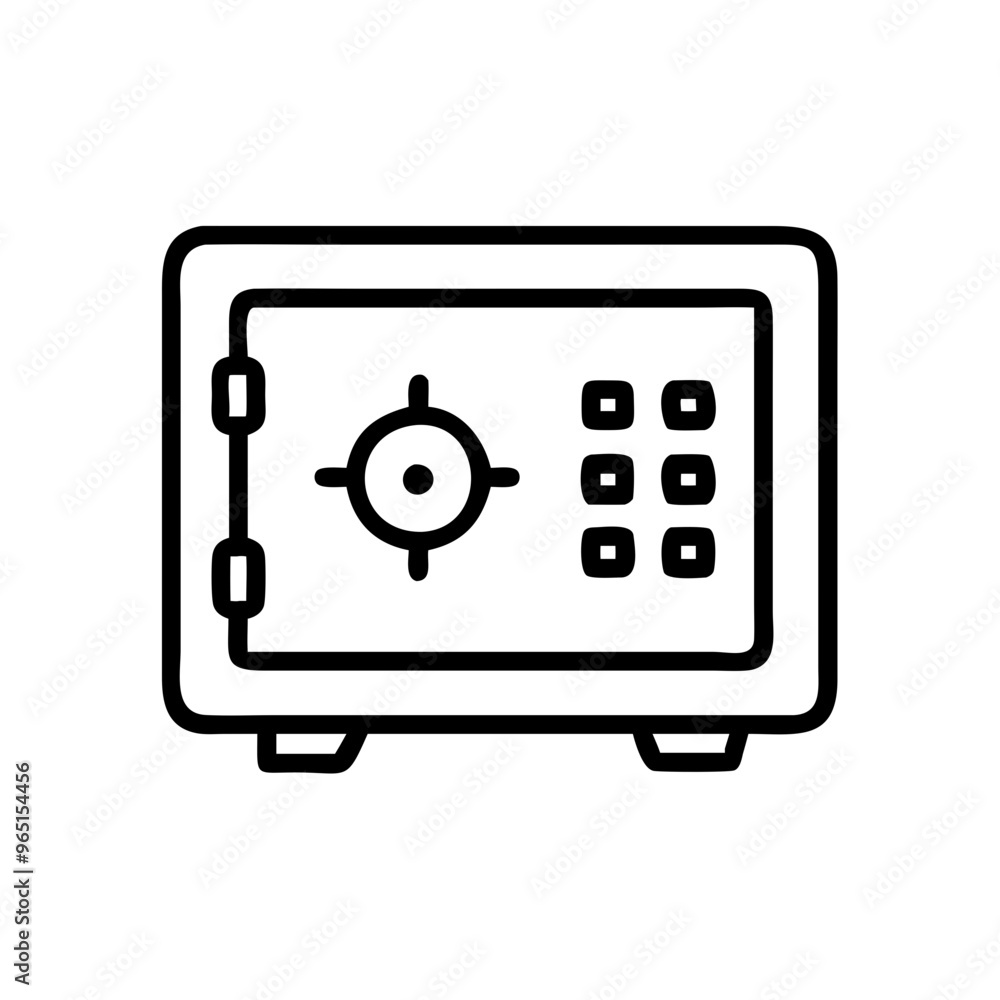 Vector business safe icon
Vector business safe icon