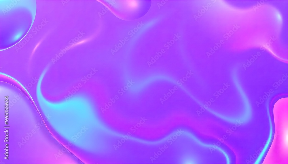 Obraz premium Colourful computer wallpaper Fluid Abstract hologram gradient background 
