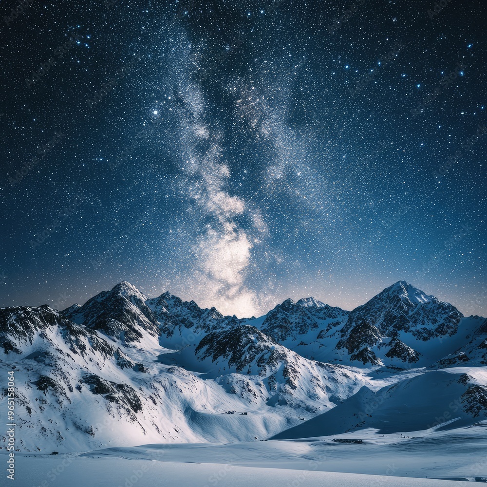 snow covered mountains in winter snow covered mountains in winter