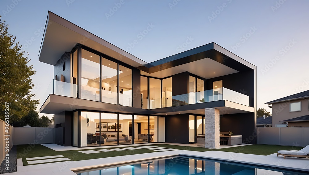 Sleek and Modern House Model Design for Premium Real Estate Ventures | A Cutting-Edge Concept Combining Minimalist Aesthetics, Smart Technology, and Sustainable Living Sleek and Modern House Model Design for Premium Real Estate Ventures | A Cutting-Edge Concept Combining Minimalist Aesthetics, Smart Technology, and Sustainable Living