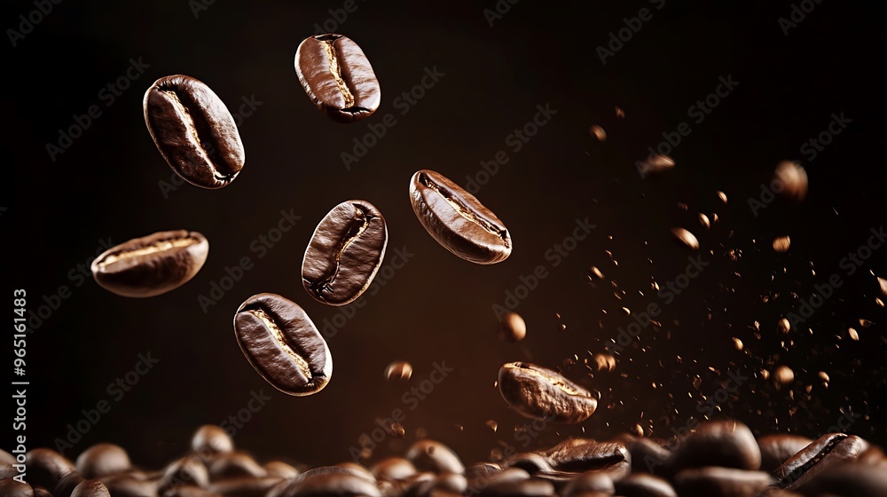 Coffee Beans in Motion Coffee Beans in Motion