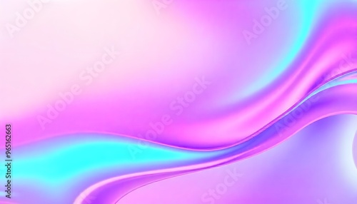 Fluid colors Abstract hologram gradient background suitable for computer wallpaper 