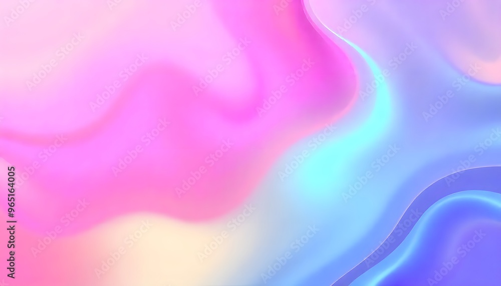 Obraz premium Fluid colors Abstract hologram gradient background suitable for computer wallpaper 