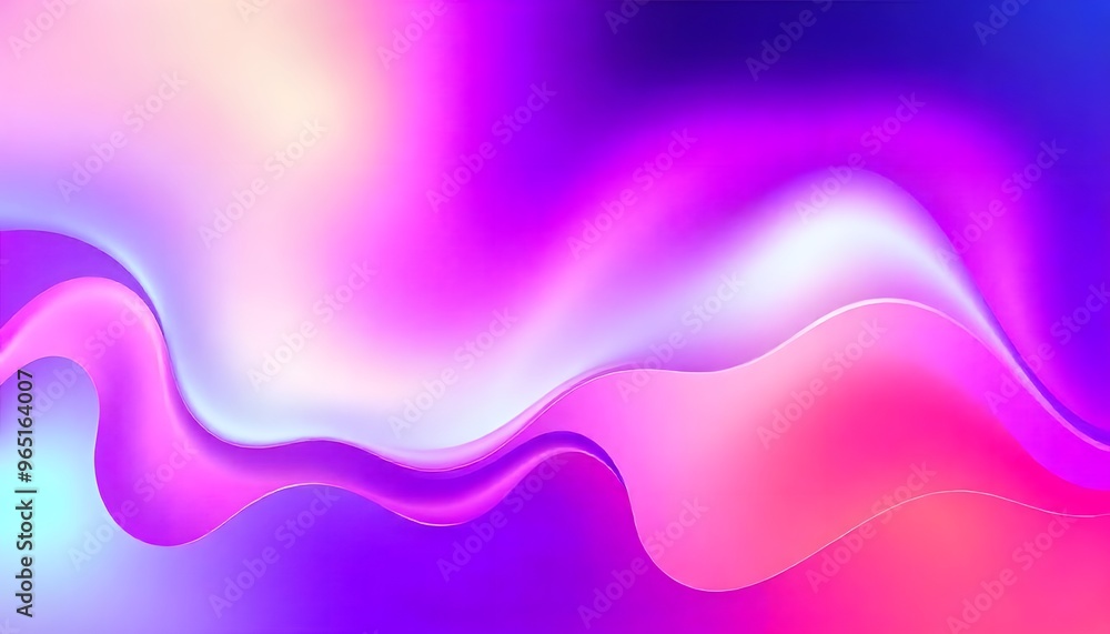 Naklejka premium Fluid colors Abstract hologram gradient background suitable for computer wallpaper 