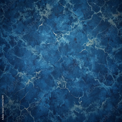 Abstract Blue Marble Textur...