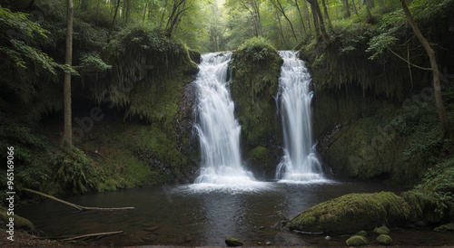waterfall in the forest