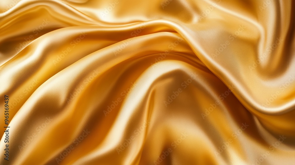 Obraz premium Golden satin fabric background