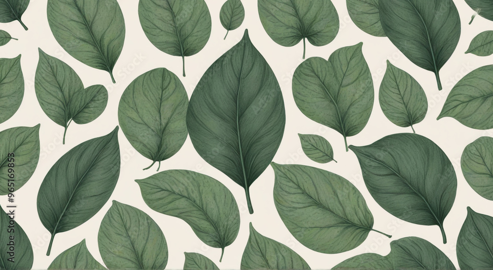 seamless pattern with leaves seamless pattern with leaves