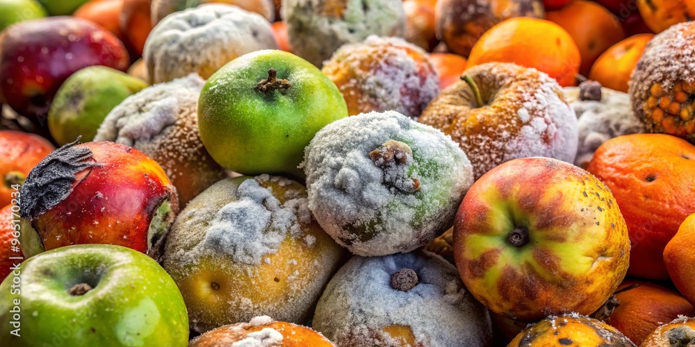 Fruit clusters rot on the ground, their softened flesh sagging in disarray, fragments of peel clinging to the Fruit clusters rot on the ground, their softened flesh sagging in disarray, fragments of peel clinging to the