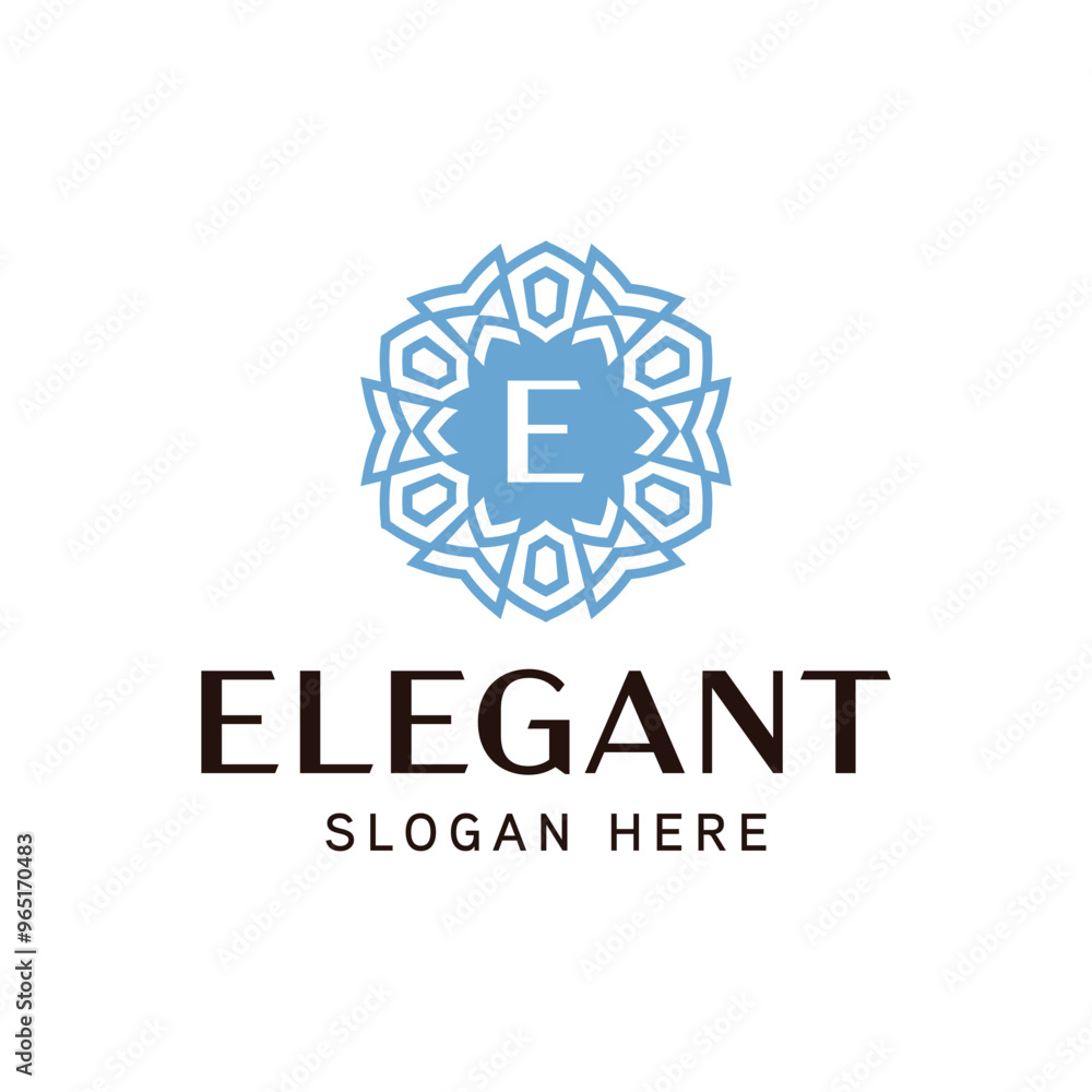 Ornamental Monogram Logo for Artistic and Refined Brands Ornamental Monogram Logo for Artistic and Refined Brands