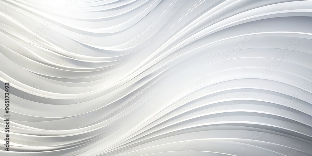 Abstract White Curved Lines, Digital Art, Minimalist, White Background, Curved Lines Abstract White Curved Lines, Digital Art, Minimalist, White Background, Curved Lines