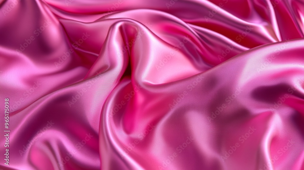 Pink satin fabric background Pink satin fabric background