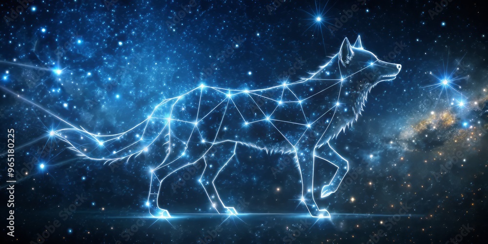 Lupus, a diluted constellation, appears in the winter and spring skies of the southern hemisphere, its gentle curves Lupus, a diluted constellation, appears in the winter and spring skies of the southern hemisphere, its gentle curves