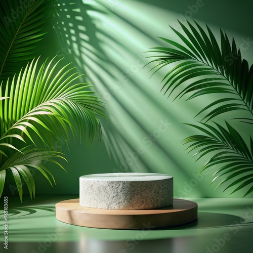 Tropical Green Podium with ...