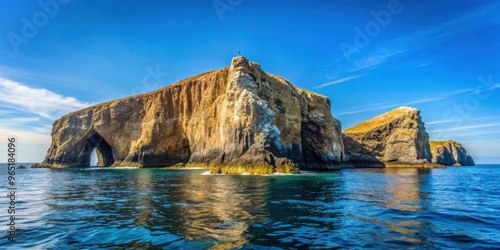 Rock formation near Anacapa Island in Channel Islands National Park, California , Channel Islands, National Park, California photo