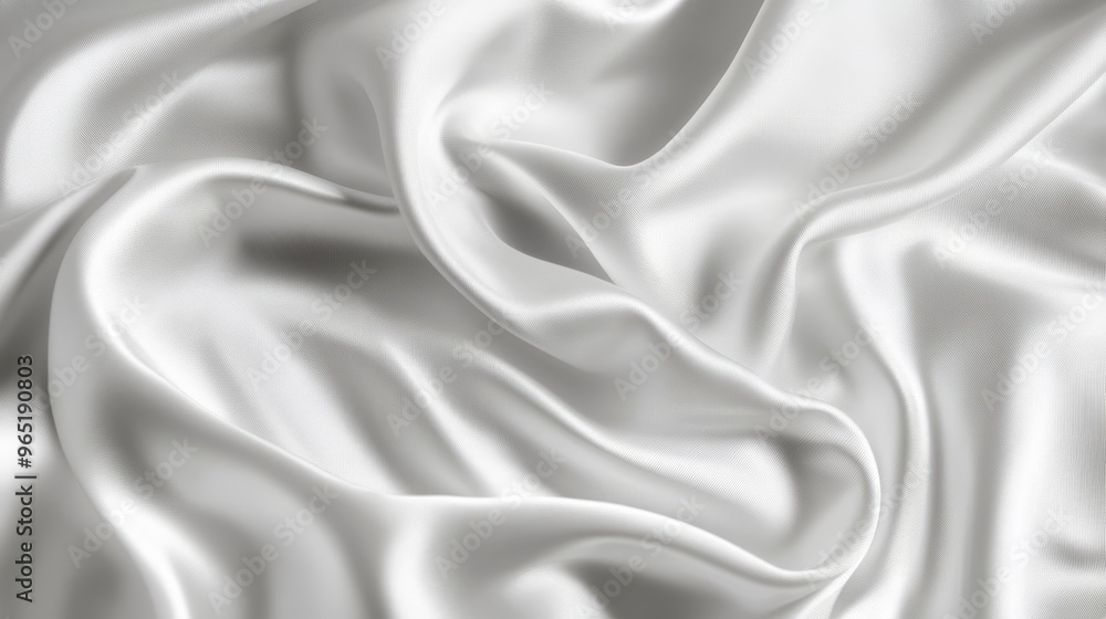 White satin fabric background White satin fabric background