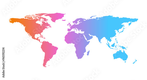 Word Map on white background