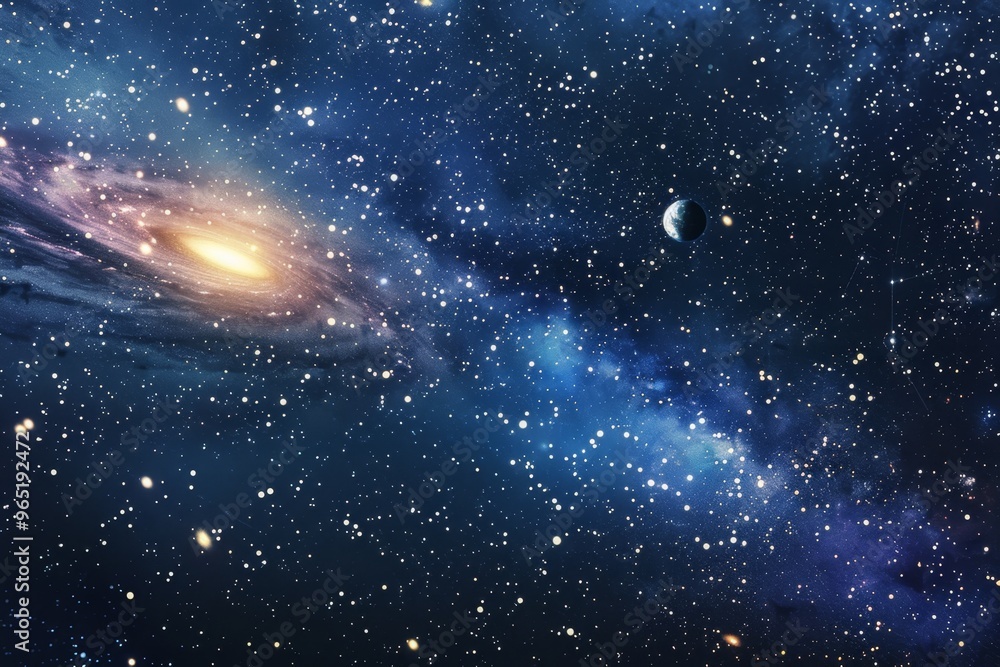 Obraz premium Beautiful Outer Space View