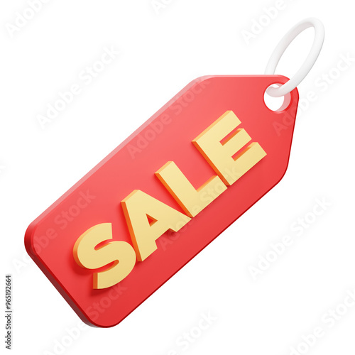 3d discount sales icon deal offer