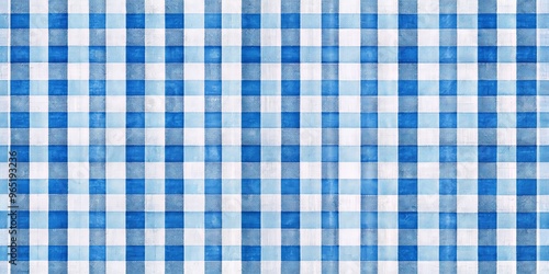 Blue and White Checkerboard Pattern, Digital Art, Seamless, Texture, Background, Pattern, Fabric