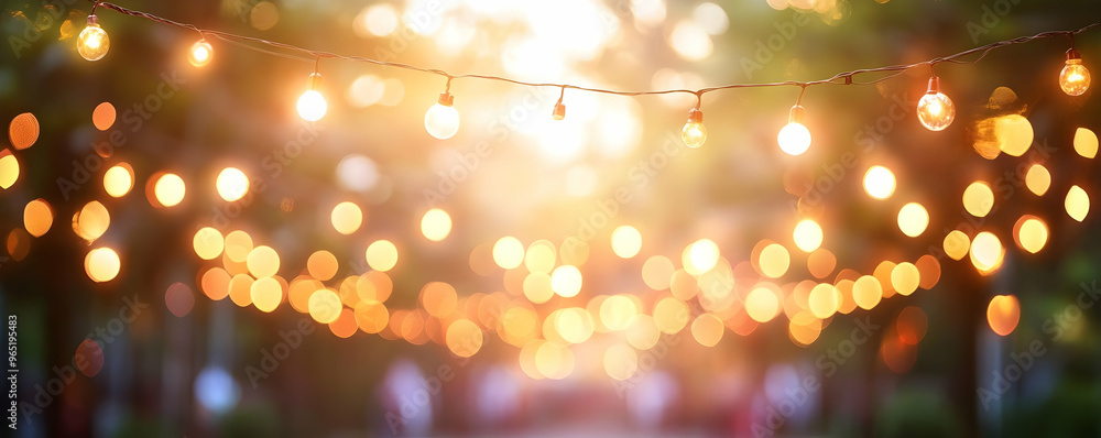 Golden Hour Bokeh Background Golden Hour Bokeh Background