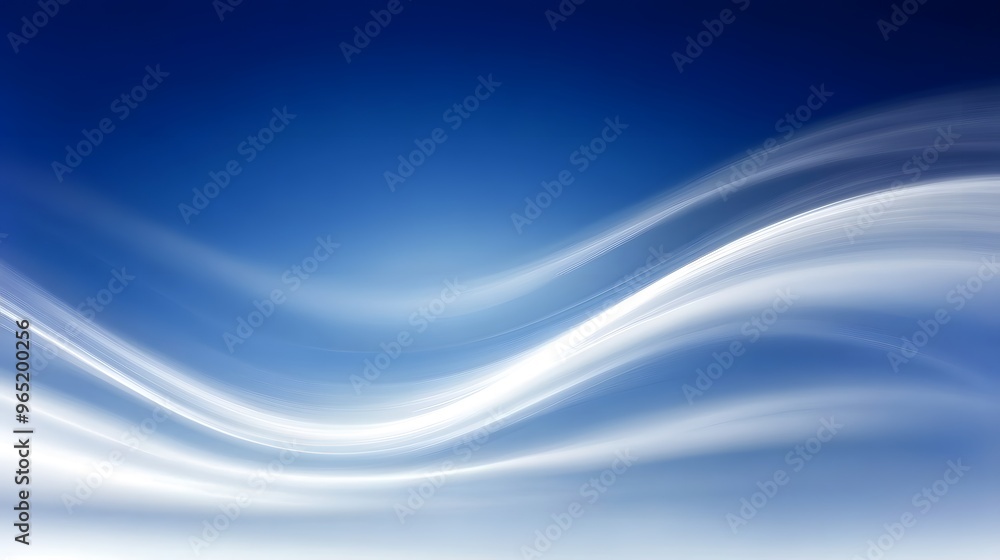 Abstract Blue and White Curved Lines Background Abstract Blue and White Curved Lines Background