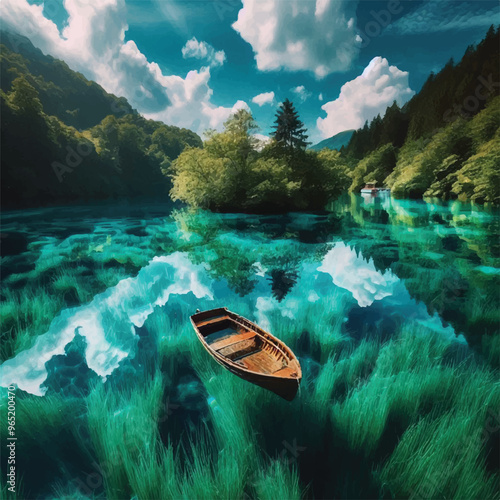 Boat and river