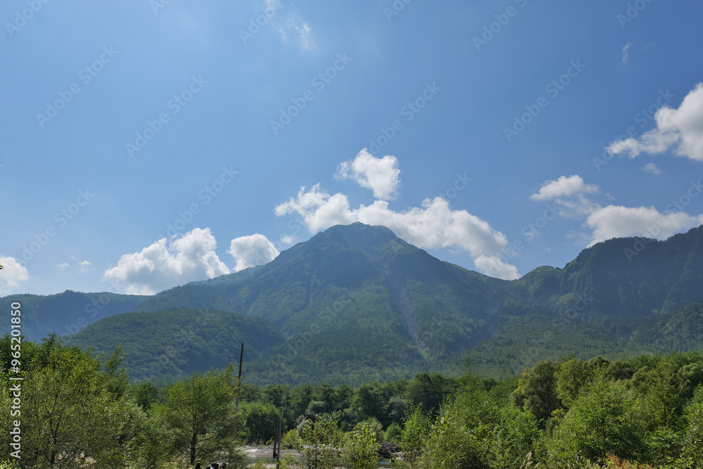 上高地から見る北アルプスの山々
上高地から見る北アルプスの山々