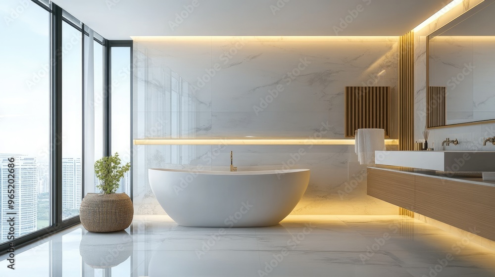 3d rendering modern bathroom full scene interior design 3d rendering modern bathroom full scene interior design